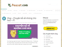 Tablet Screenshot of peacat.com